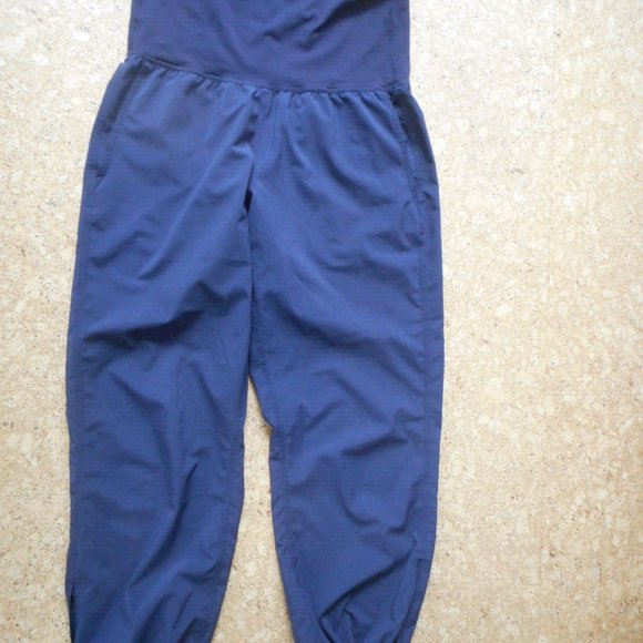 LULULEMON sun setter navy blue corset high waist pants size 6 - Picture 1 of 4